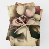 Le Femme Orchid Decoupage Flat Wrapping Cadeaupapi Inpakpapier Vel (In situ)