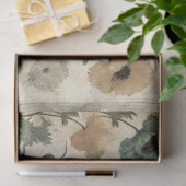 Le Femme Oude Wereld Bloemen Victoriaans Decoupage Tissuepapier (Geschenk)