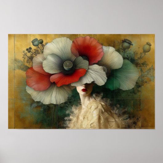 Le Femme Poppy Wall Art Poster Print (Voorkant)