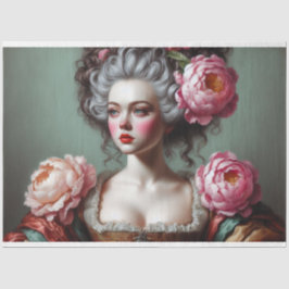 Le Femme Victoriaans Beauty Romance Fleur Decoupag Tissuepapier