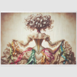 Le Femme Victoriaans Beauty Romance Fleur Decoupag Tissuepapier