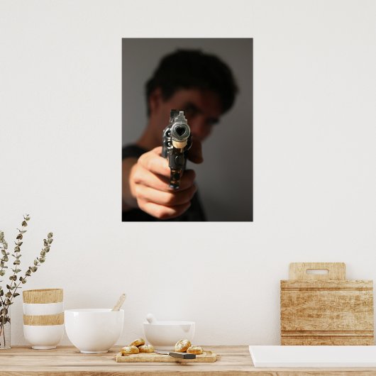 le flingue de la mort qui tue. poster (Keuken)