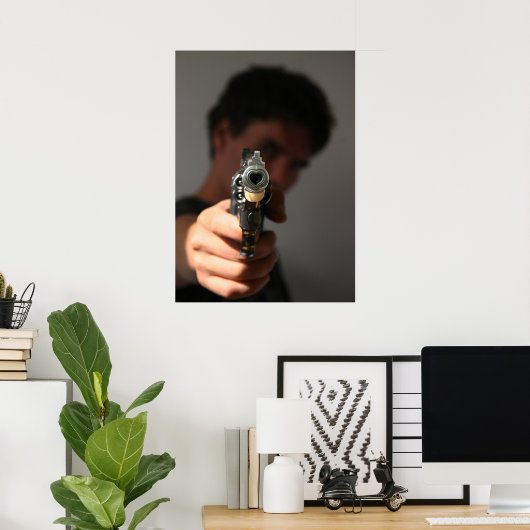 le flingue de la mort qui tue. poster (Thuiskantoor)