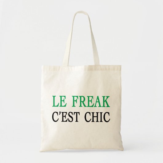 Le Freak Cest Chic Tote Bag (Voorkant)