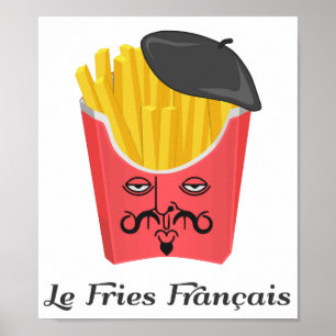 Le French Fries uit Frankrijk Poster