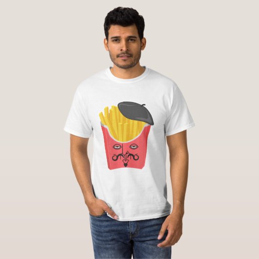 Le French Fries uit Frankrijk T-shirt (Voorkant volledig)