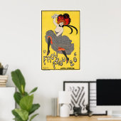 Le Frou Frou Vintage Kunstposter - IngelijstNiet i Poster (Thuiskantoor)