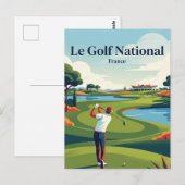 Le Golf National Frankrijk Briefkaart (Voorkant / Achterkant)