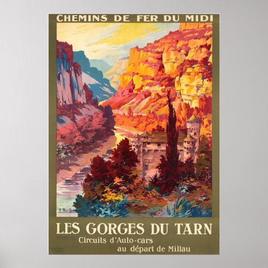 LE GORGES DU TARN POSTER (Voorkant)