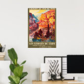 LE GORGES DU TARN POSTER (Thuiskantoor)