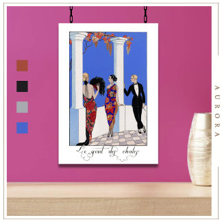 Le Gout des Chales (1923) door George Barbier Poster