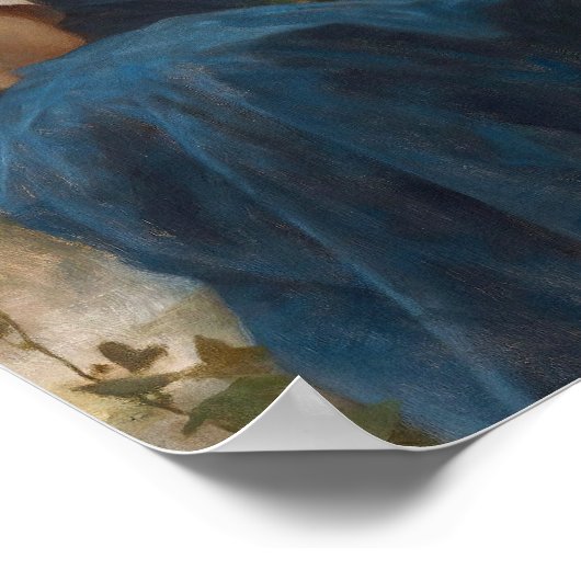 Le Gouter door William-Adolphe Bouguereau Poster (Hoek)