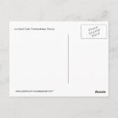 Le Grand Cafe: Fontainebleau, Frankrijk Briefkaart (Achterkant)