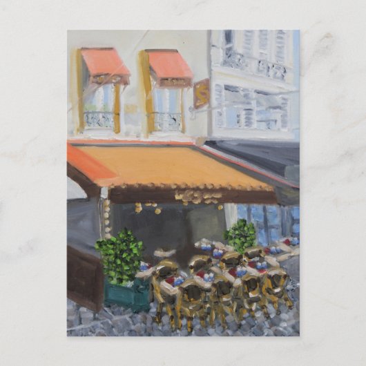 Le Grand Cafe: Fontainebleau, Frankrijk Briefkaart (Voorkant)