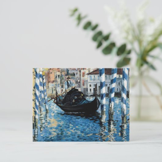 Le Grand Canal à Venise - Edouard Manet Briefkaart (Staand voorkant)