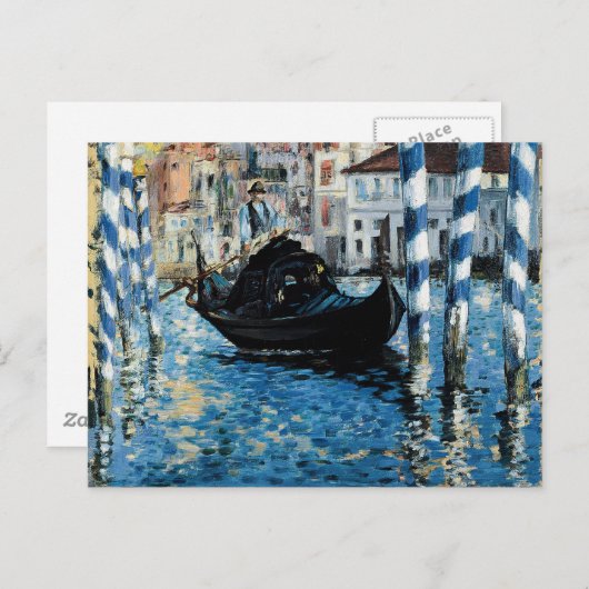 Le Grand Canal à Venise - Edouard Manet Briefkaart (Voorkant / Achterkant)
