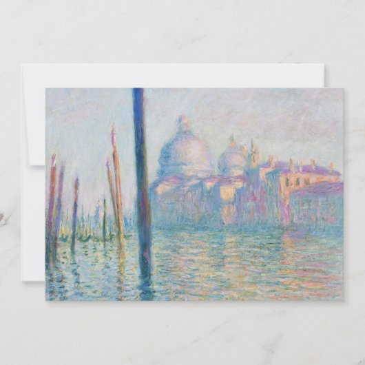 Le Grand Canal | Claude Monet (Voorkant)