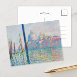 Le Grand Canal | Claude Monet Briefkaart<br><div class="desc">Le Grand Canal (1908) van de Franse impressionist Claude Monet. Deze olie op het canvas is een van de zes schilderijen die op het Grote Kanaal naar de Salute-kerk kijken, en een deel van Monet's grotere reeks schilderijen van Venetië, Italië, tijdens zijn verblijf daar. Gebruik de ontwerphulpmiddelen om douanetekst toe...</div>