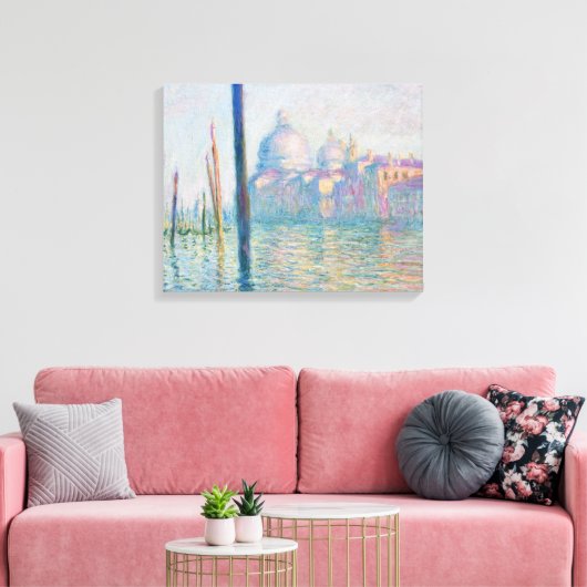 Le Grand Canal | Claude Monet Canvas Afdruk (Insitu (Woonkamer))