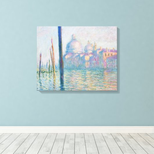 Le Grand Canal | Claude Monet Canvas Afdruk (Insitu (Houten vloer))