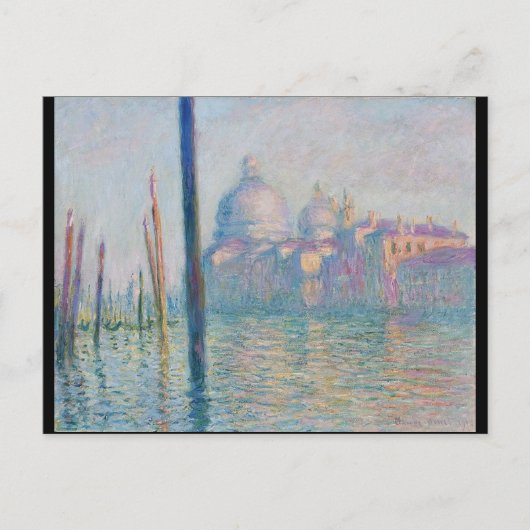 Le grand canal - Monet Briefkaart (Voorkant)