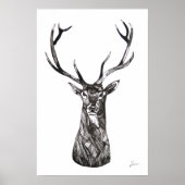 Le Grand Cerf Poster (Voorkant)