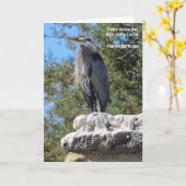 Le Grande Heron Kaart (Gele Bloem)