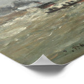 Le Havre - Eugène Boudin Fine Art Poster (Hoek)