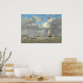 Le Havre - Eugène Boudin Fine Art Poster (Keuken)