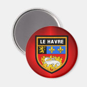 Le Havre Flag Magneet (Voorkant / Achterkant)