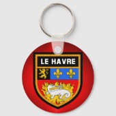 Le Havre Flag Sleutelhanger (Voorkant)