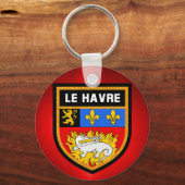 Le Havre Flag Sleutelhanger (Voorkant)