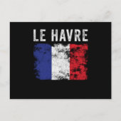 Le Havre France Flag French Souvenir Briefkaart (Voorkant)