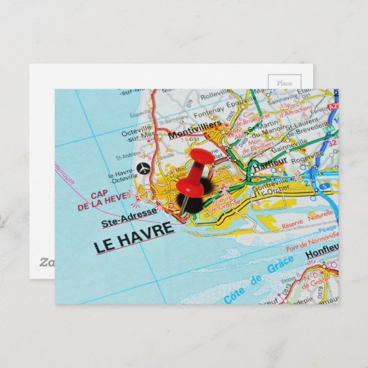 Le Havre, Frankrijk Briefkaart (Voorkant / Achterkant)