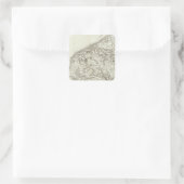 Le Havre Vierkante Sticker (Tas)