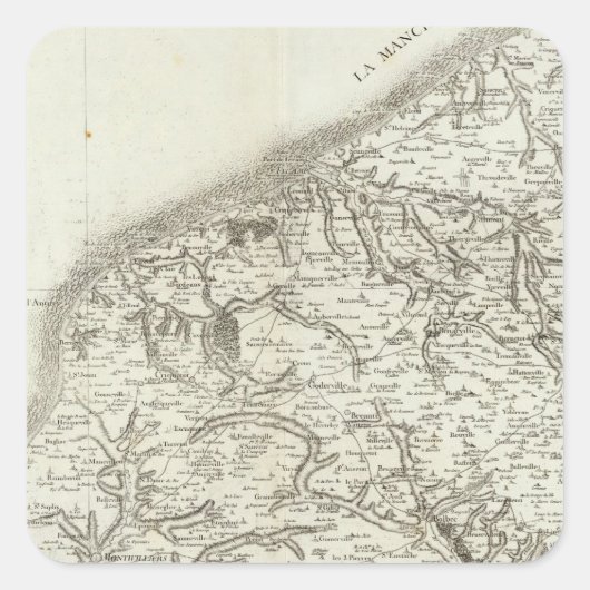 Le Havre Vierkante Sticker (Voorkant)