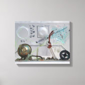 Le Heros Technologique K7 1986 Gemengde media Geek Canvas Afdruk (Voorkant)