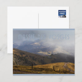 Le Hohneck, Mountain Uitzicht, Vogezen, Frankrijk Briefkaart