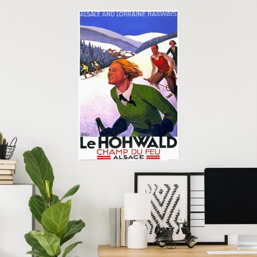 Le Hohwald  Frans reisposter Poster (Thuiskantoor)