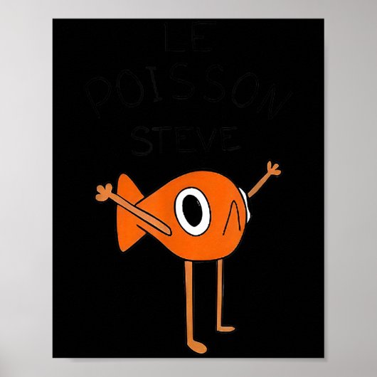 Le Isson Steve Funny Meme Poster (Voorkant)