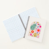 Le Jardin 04 Retro Bloemen Moderne Bloemen Notitieboek (Binnen)