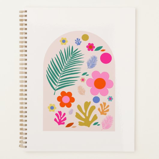 Le Jardin 04 Retro Bloemen Moderne Bloemen Planner
