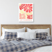 Le Jardin Boho Flowers Canvas Afdruk (Insitu (Slaapkamer))