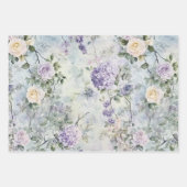 Le Jardin (de tuin)  Bloemenbruiloft Inpakpapier Vel (Voorkant 2)