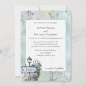 Le Jardin (de tuin)  Bloemenbruiloft Kaart (Voorkant)