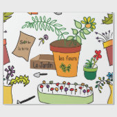 Le Jardin (De Tuin) Cadeaupapier (Vlak)