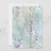 Le Jardin (de tuin) Floral Vrijgezellenfeest Kaart (Achterkant)