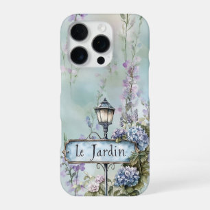 Le Jardin (de tuin) Mooie Paarse Bloemen iPhone 16 Pro Hoesje