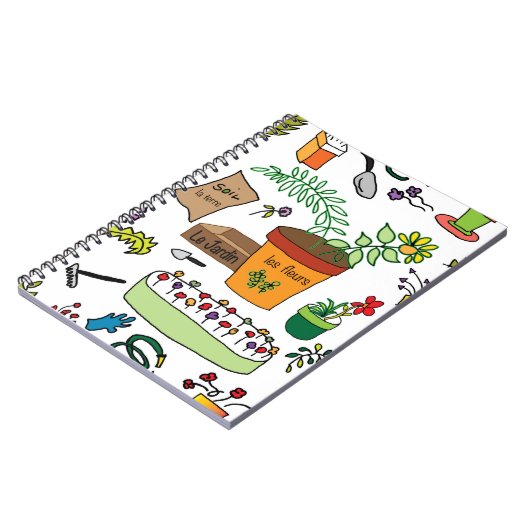 Le Jardin (de tuin) Notitieboek (Linkerzijde)