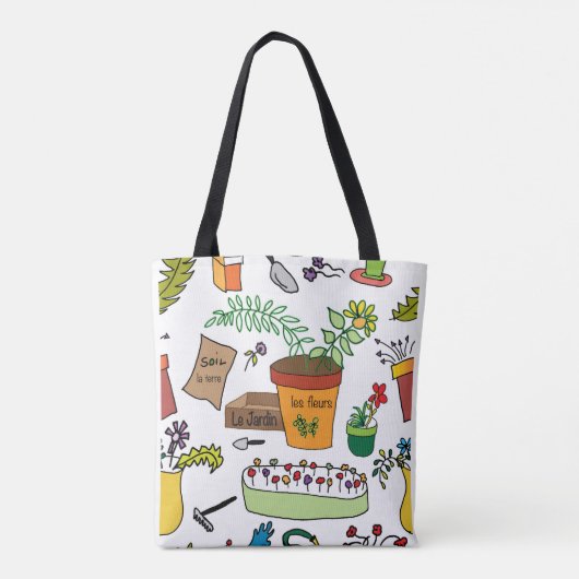 Le Jardin (De Tuin) Tote Tas (Achterkant)